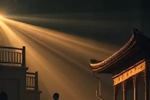 春风慢递中窗台绿植与信纸的画面
