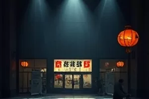 星轨纪元中空间站环形走廊的冷色调画面